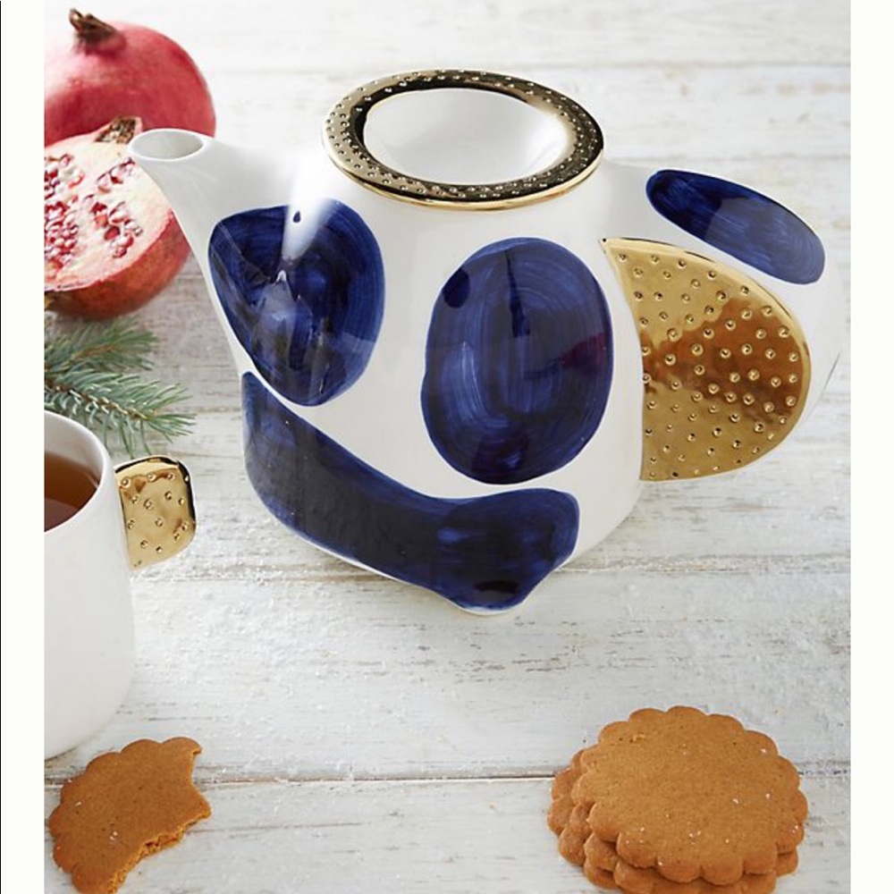 New Anthropologie Glowing Arbor Teapot
